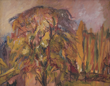 Hampstead Heath, 1953 (Oil on canvas)