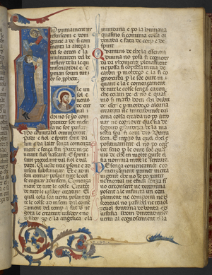 Add MS 8785 Bartholomaeus Anglicus, De Proprietatibus rerum (On the Properties of Things) c.1300-09 (ink, colour & gold on vellum)