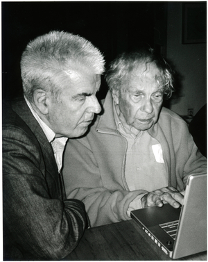 Gerald Barry & Merce Cunningham, 2007 (photo)