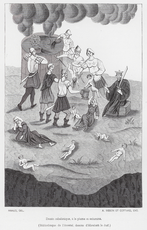 Cabalistic drawing (engraving)