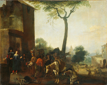 Harvesting the Vines, 1630 (oil on canvas)
