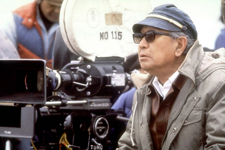 Akira Kurosawa on set of film Kagemusha, 1980 (photo)