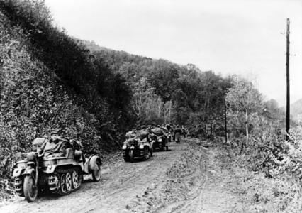 II. WK, Eastern Front, Kettenkrad, 1942 (photo)