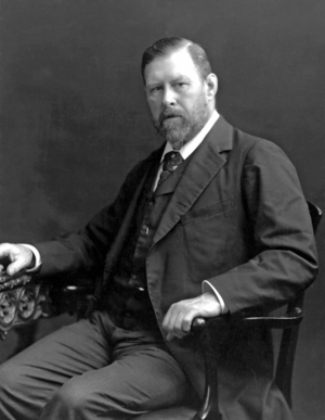 Ireland: Abraham 'Bram' Stoker (8 November 1847 - 20 April 1912) was an Irish novelist and short story writer best known today for his 1897 Gothic novel, Dracula. Portrait c. 1906