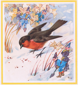 Robin (colour litho)