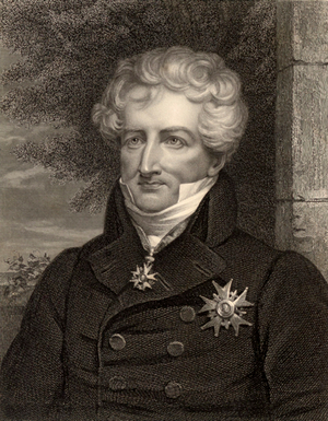 Naturalist Georges Cuvier, Paris, France, c.1810  (b/w photo)
