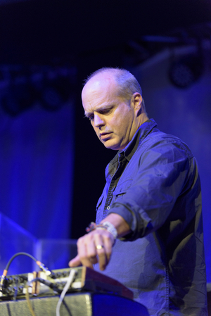 John Medeski of Medeski, Martin ands Wood performing at the Cheltenham Jazz Festival, 2015 (photo)