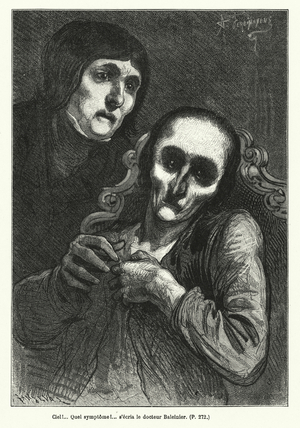 Illustration for Le Juif Errant (engraving)