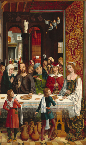 The Marriage at Cana, c.1495-1497 (oil on panel)