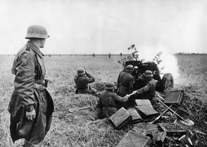 Kettle battle around Kiev, 1941 (b/w photo)