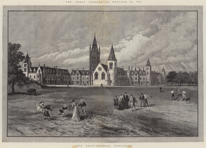 The Great Schools of England, the Charterhouse, Godalming (engraving)