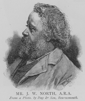 Mr J W North, ARA (engraving)