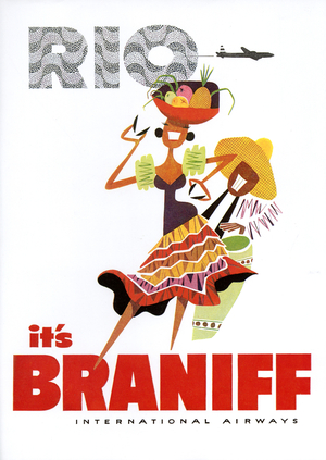 Braniff, 1950s (print)