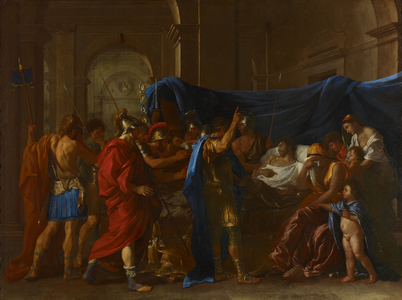 The Death of Germanicus, 1627 (oil on canvas)