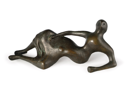 Draped Reclining Figure, 1957 (bronze with brown patina)