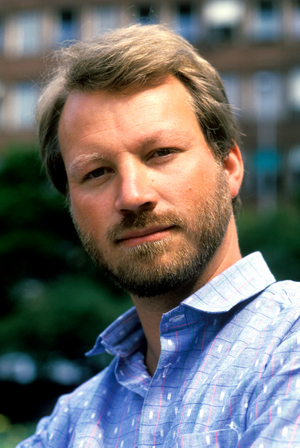 Oslo 19880628: Municipal Council in Oslo Ole Jacob Frich. Serious …, 1988 (photo)