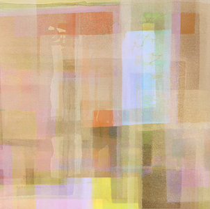 Delicate Hue, 2023 (oil, ink, digital collage)