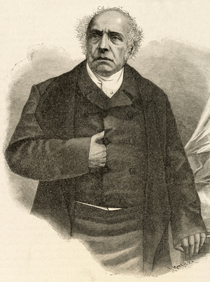 Pierre Antoine Berryer (1790-1868). Engraving.