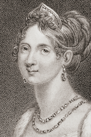 Marie Louise, Empress of the French, Duchess of Parma, Piacenza and Guastalla, 1791-1847. Second wife of Napoleon I. Engraved by Heath.