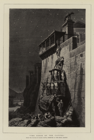 The Geese of the Capitol (engraving)