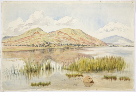 Turumataro and Lake Pátzcuaro, Michoacan, Mexico, 1896 (w/c)