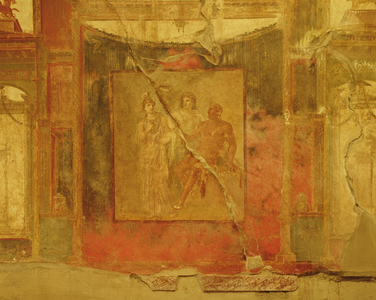 Hercules between Juno and Minerva, Il Collegio degli Augustali (fresco)