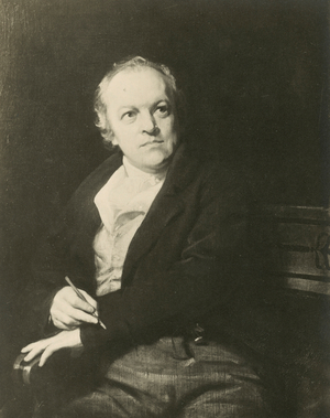 William Blake, English poet and artist (litho)