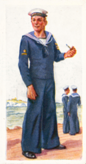 Sailor, Present Day (colour litho)