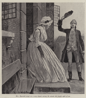 Illustration for A Colonel of The Empire, by Emily Lawless (engraving)