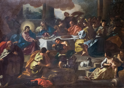 The wedding of Cana, 17th-18th century, (oil on canvas)
