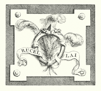 Palazzo Rucellai (litho)