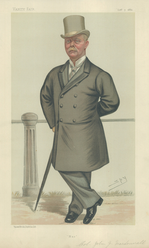 Colonel John J MacDonnell (colour litho)