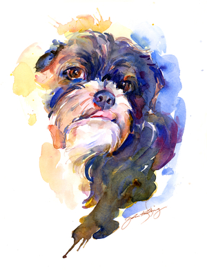 Livi portrait, 2014 (watercolor)