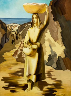 Les porteuses à Collioure, 1925 (oil on canvas)