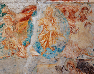 Christ in Vesica Piscis, c.1277-83 (fresco)