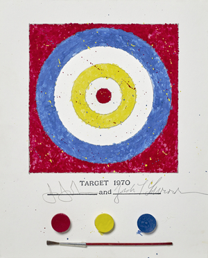 Target, 1970, published 1971 (offset litho, w/c kit & brush in plastic case with sponge insert on cardboard)