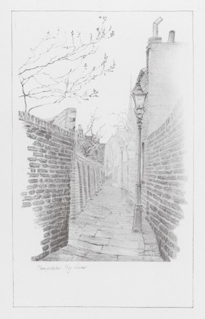 London Lanes: Hampshire Hog Lane (litho)