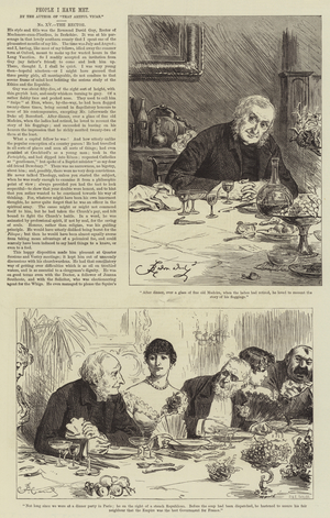 People I Have Met, the Rector (engraving)