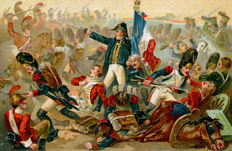 "the guard dies but never surrenders" :Cambronne during the battle of Waterloo (1815), late 19th- early 20th century