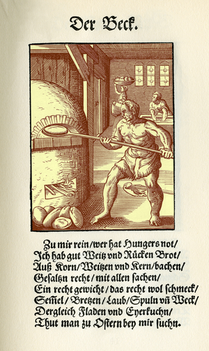 The Baker, 1568 (engraving)