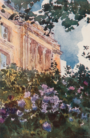 Petit Trianon, Versailles (colour litho)