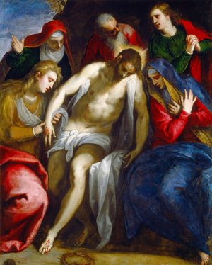 Lamentation, c.1620 (oil on canvas)