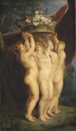 The Three Graces, 1620-1625 (oil on canvas)