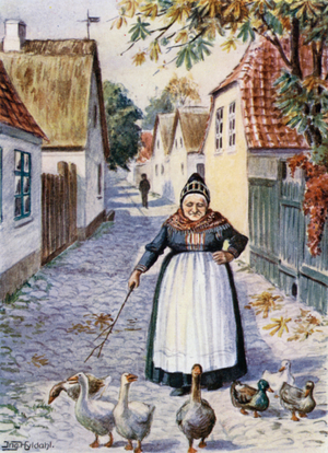 Dragor Peasant (colour litho)