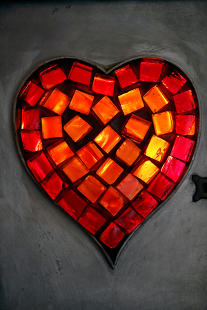 Heart on a tabernacle door, France, 2018 (photo)