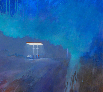 Gas Station, 2016 (oil on canvas)