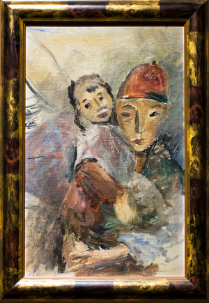 Chechia (oil on isorel panel)