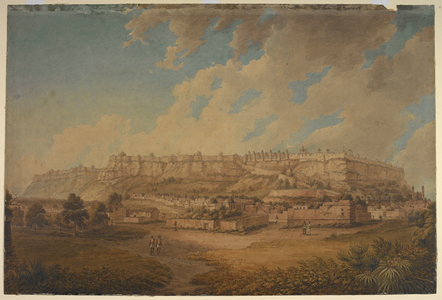 A view of Gwalior Fort from the south-east
