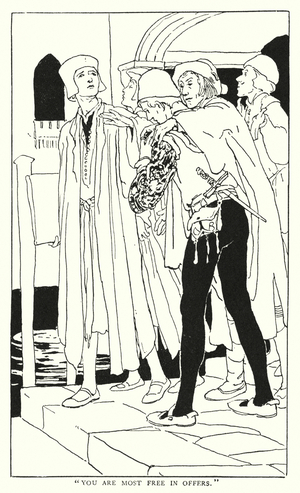Illustration for Shakespeare's The Merchant Of Venice (litho)