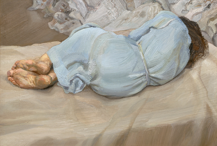 Annabel Sleeping, 1987-88 (oil on canvas)